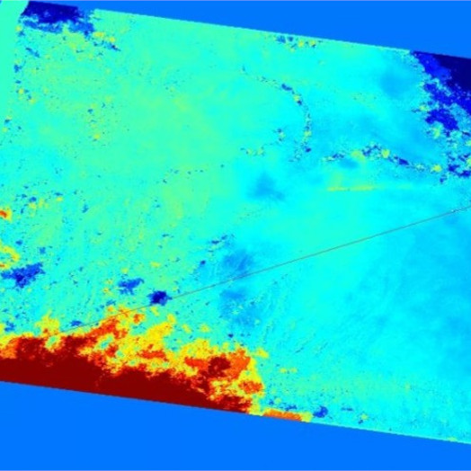 image of uintah phase displacement from SBAS analysis